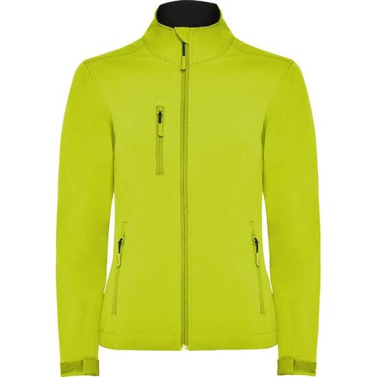 Dames Nebraska Zachte Shell Jas (Lime Punch)