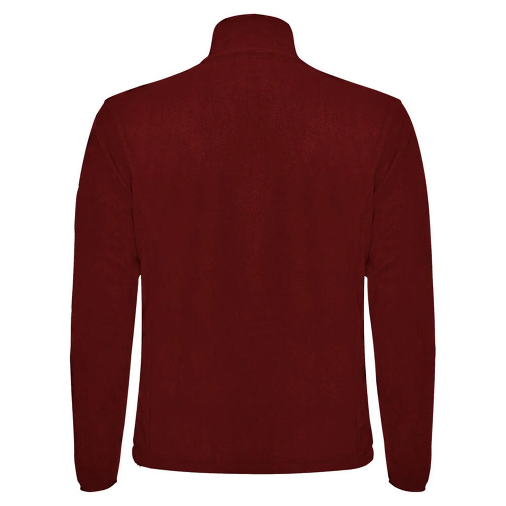 Casaco de microfibra Luciane para homem (Vermelho granada) 2/3