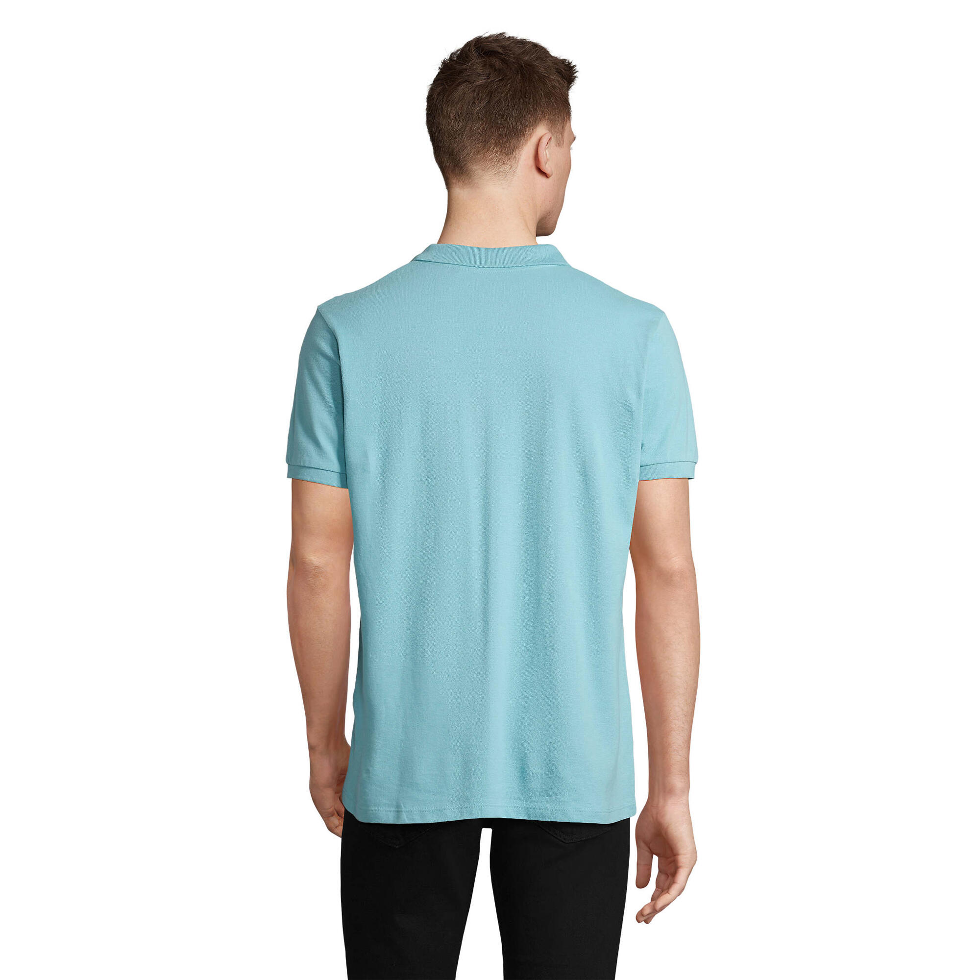 Polo PLANET Homme (Turquoise) 2/4