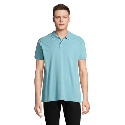 Heren planet poloshirt (wit)