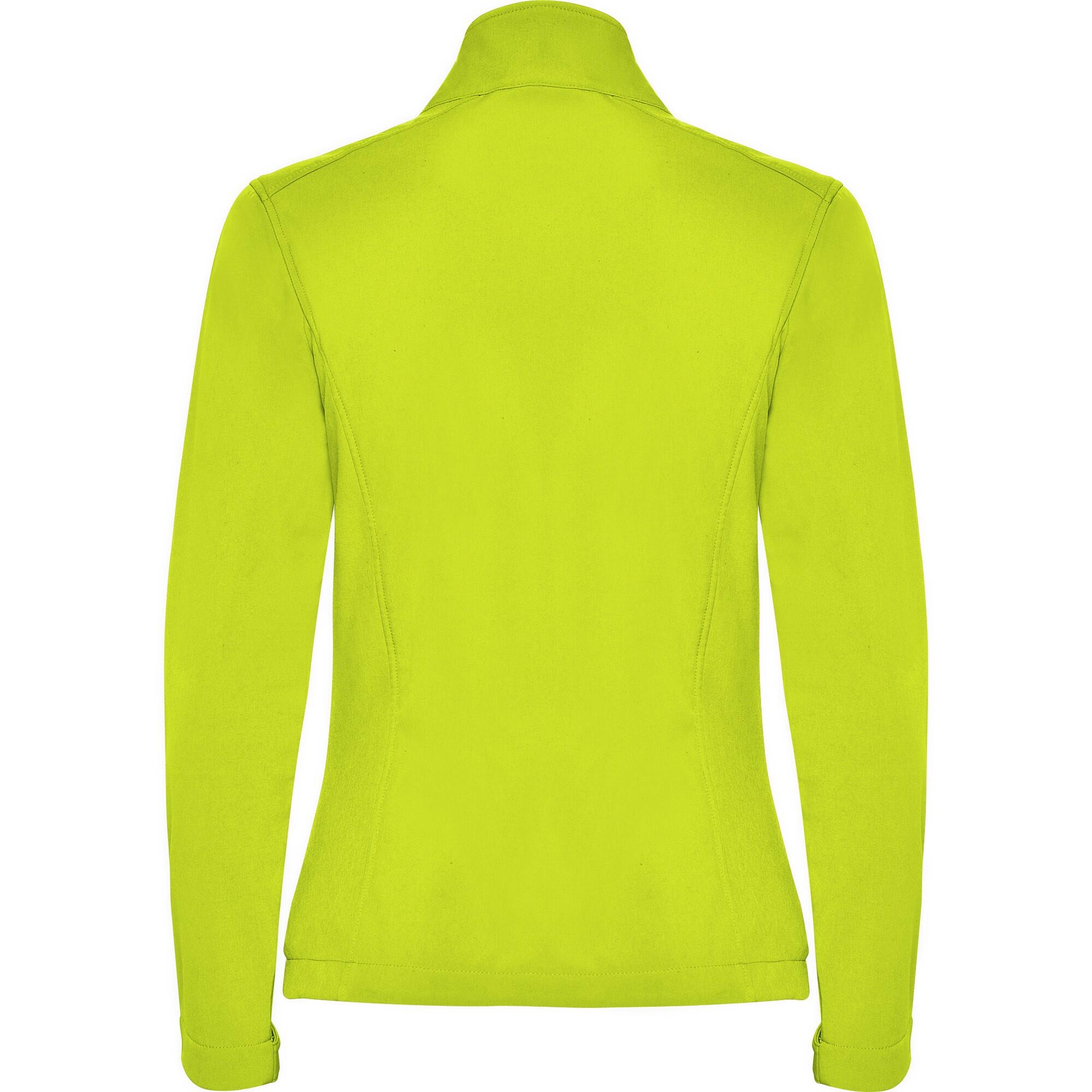 Veste Softshell NEBRASKA Femme (Vert Néon) 2/4