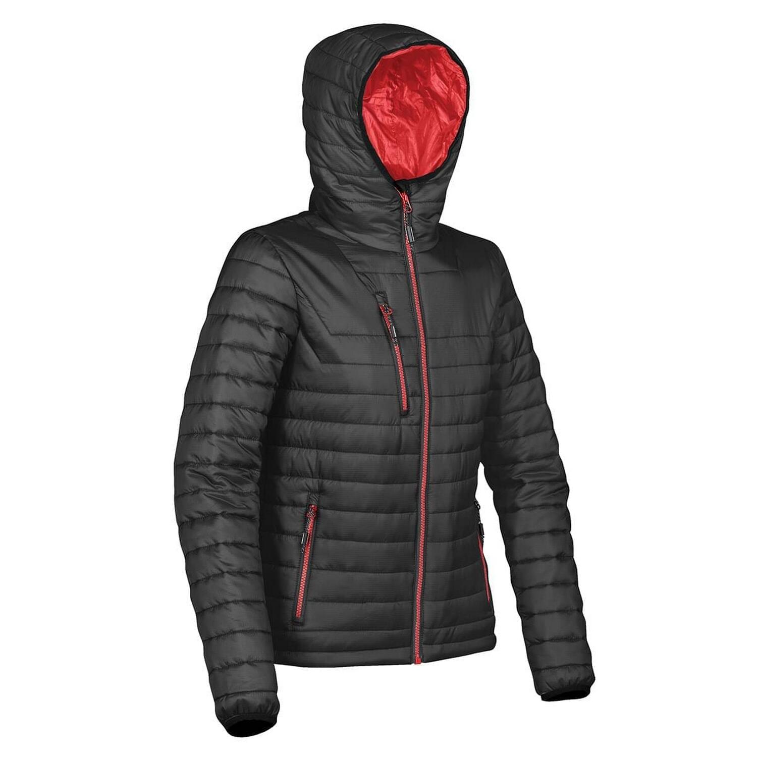 Veste GRAVITY Femme (Noir / Vrai Rouge) 3/3