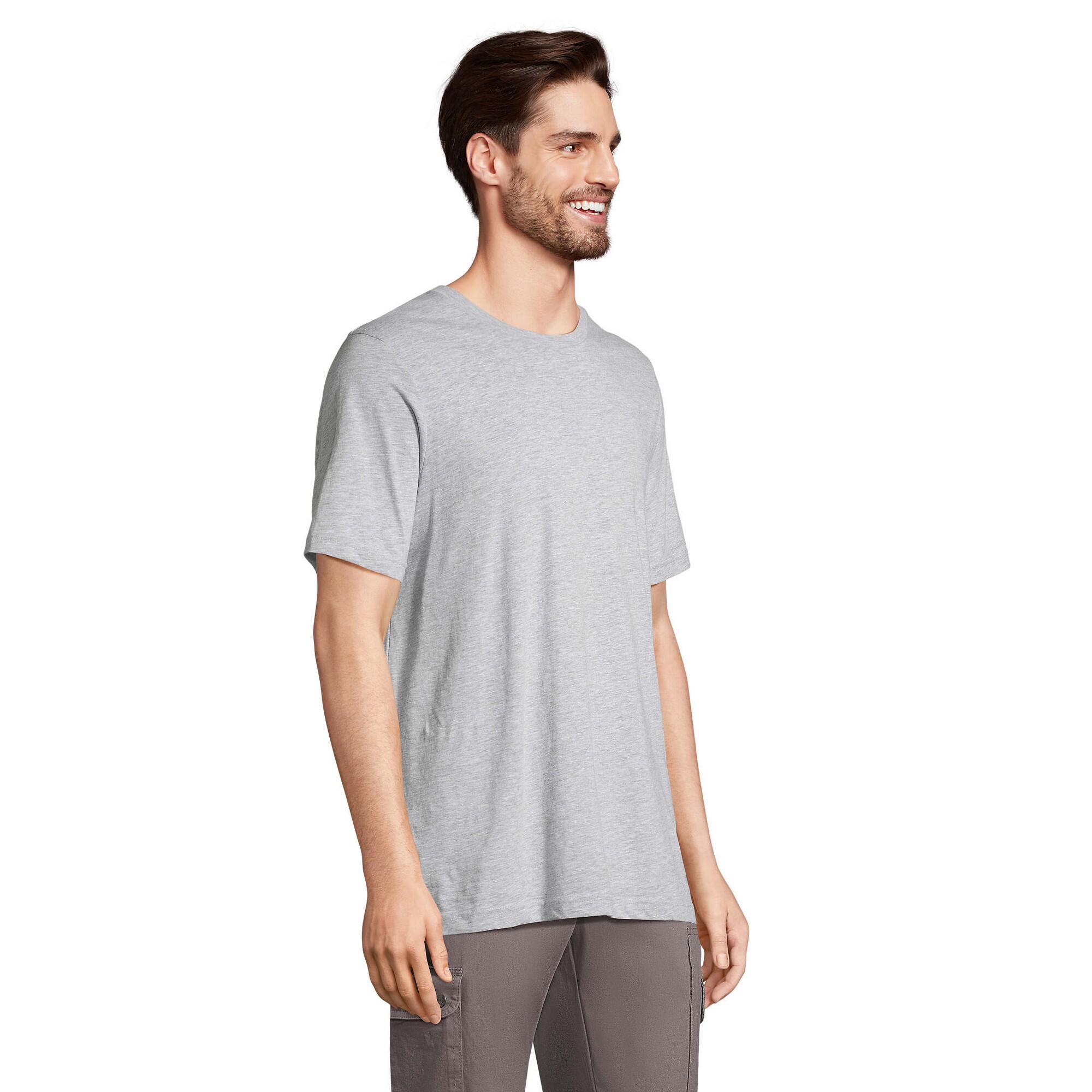 Tshirt TUNER Adulte (Gris Clair Chiné) 3/4