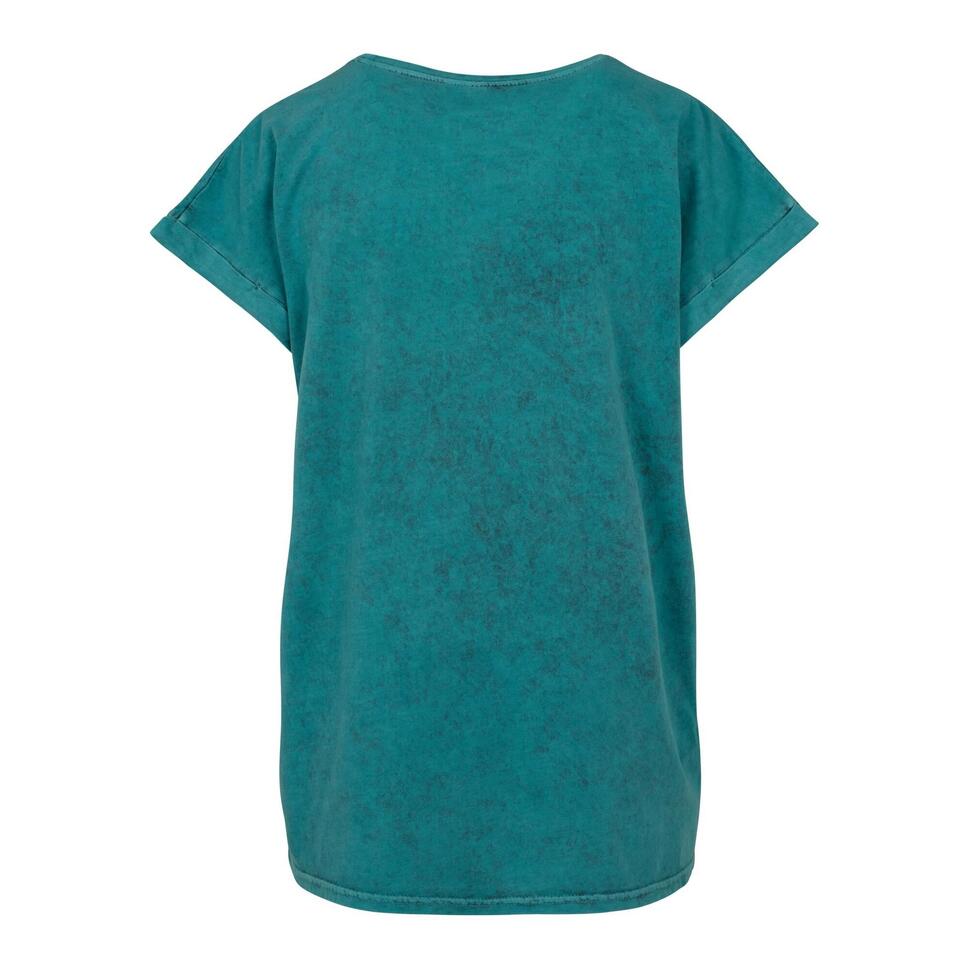 Koszulka Damska Z Przedłużonymi Ramionami Acid Wash