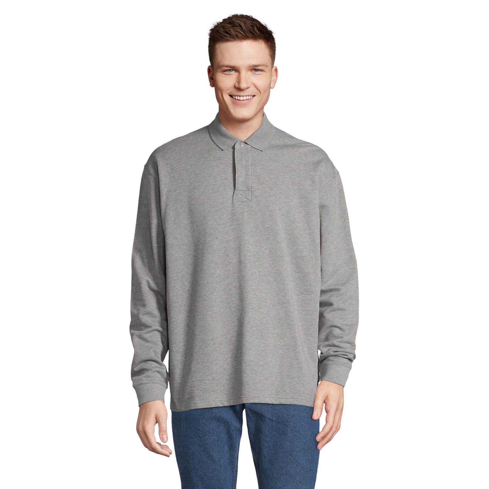 Sweat POLO HERITAGE Adulte (Gris Chiné) 1/4