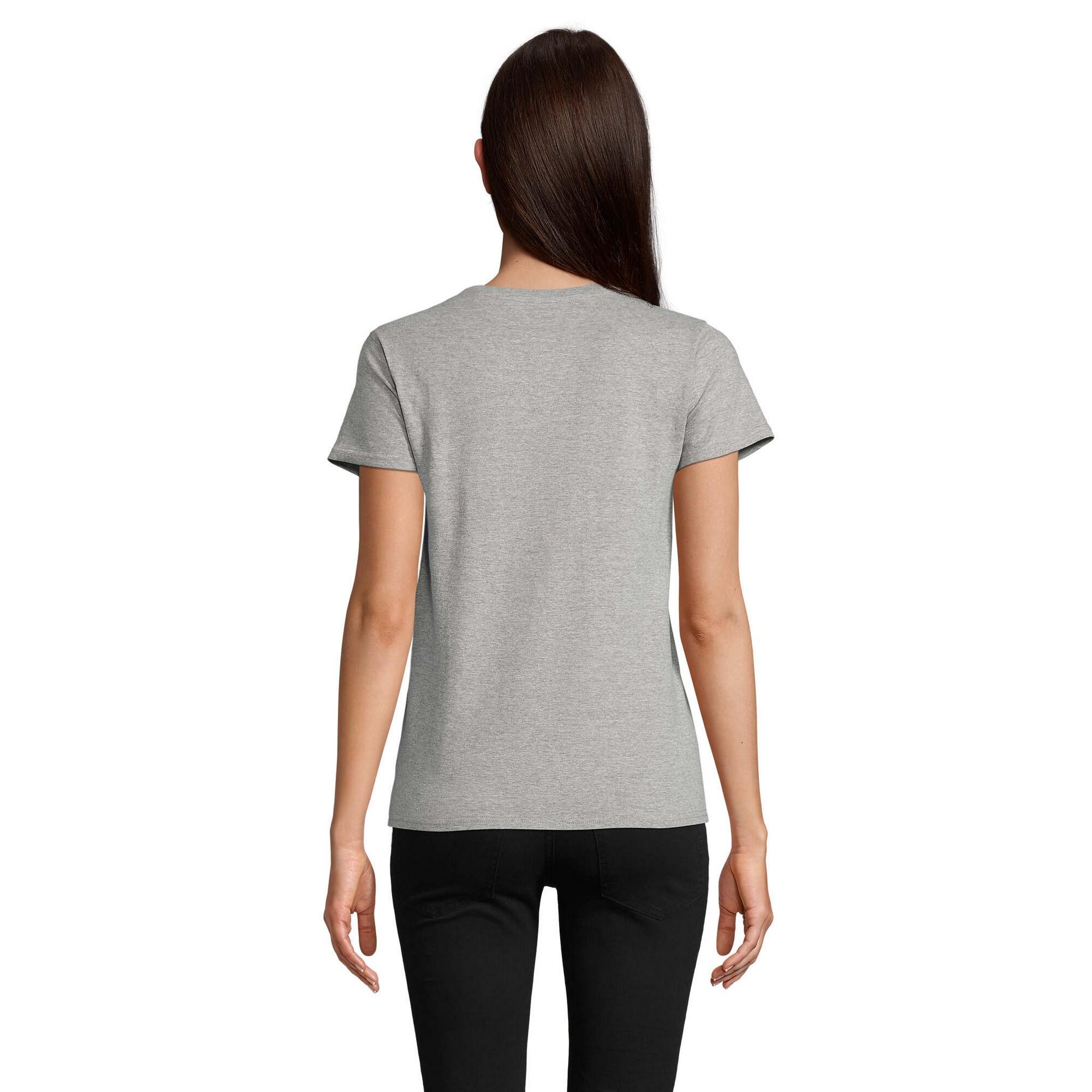 Tshirt CRUSADER Femme (Gris Chiné) 2/4