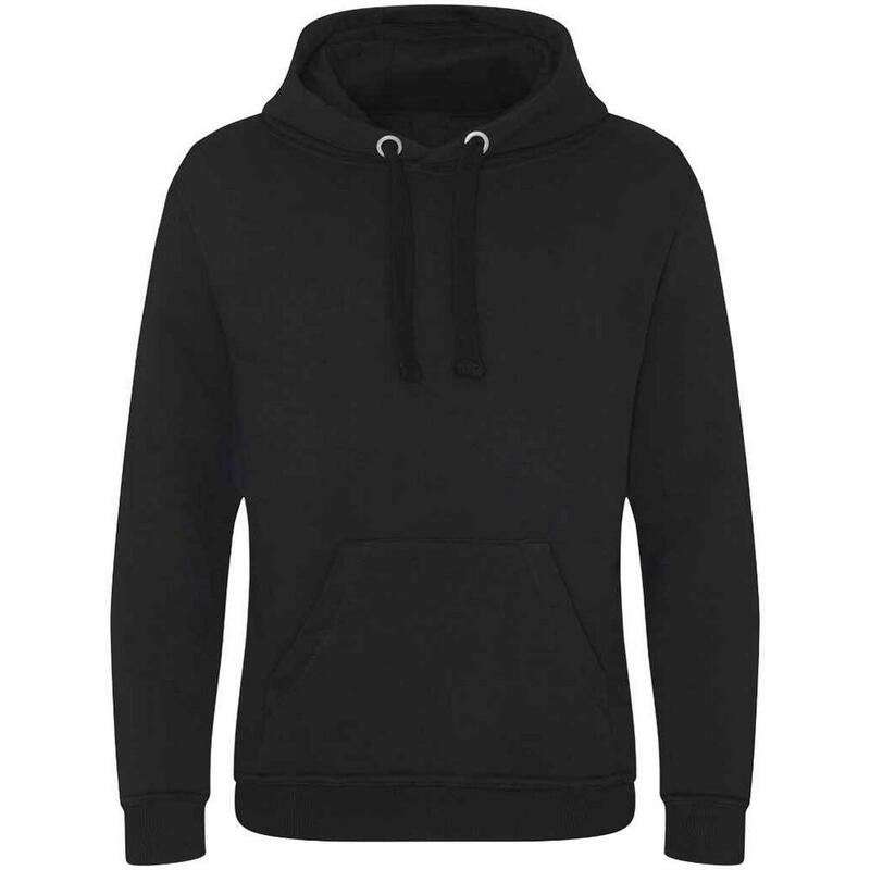 Sweat À Capuche JUST HOODS GRADUATE Homme (Noir Vif)