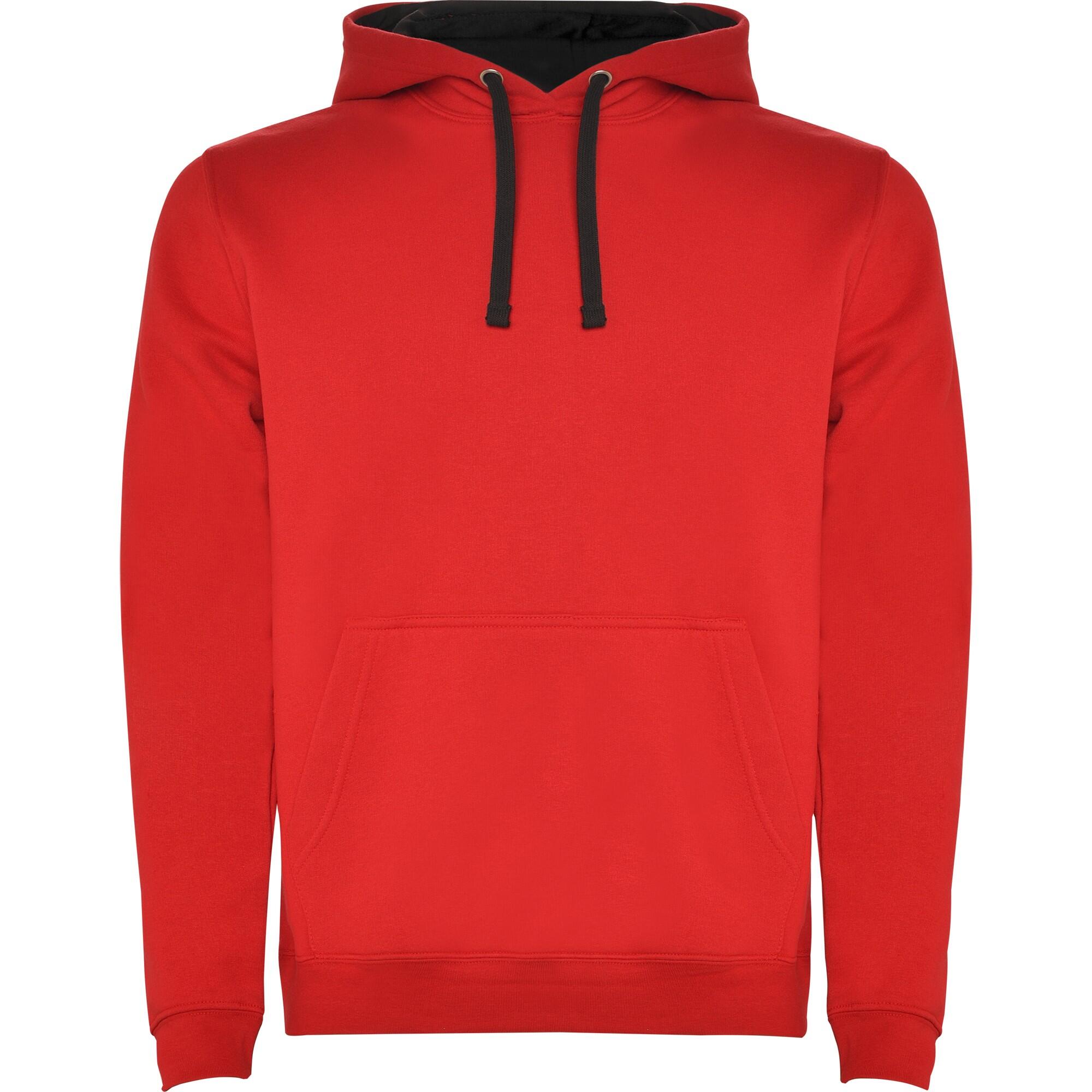 Roly - Sweat À Capuche Urban Enfant (rouge / Noir) - Sweat-shirt - Noir|rouge -  3 À 4 Ans - Decathlon
