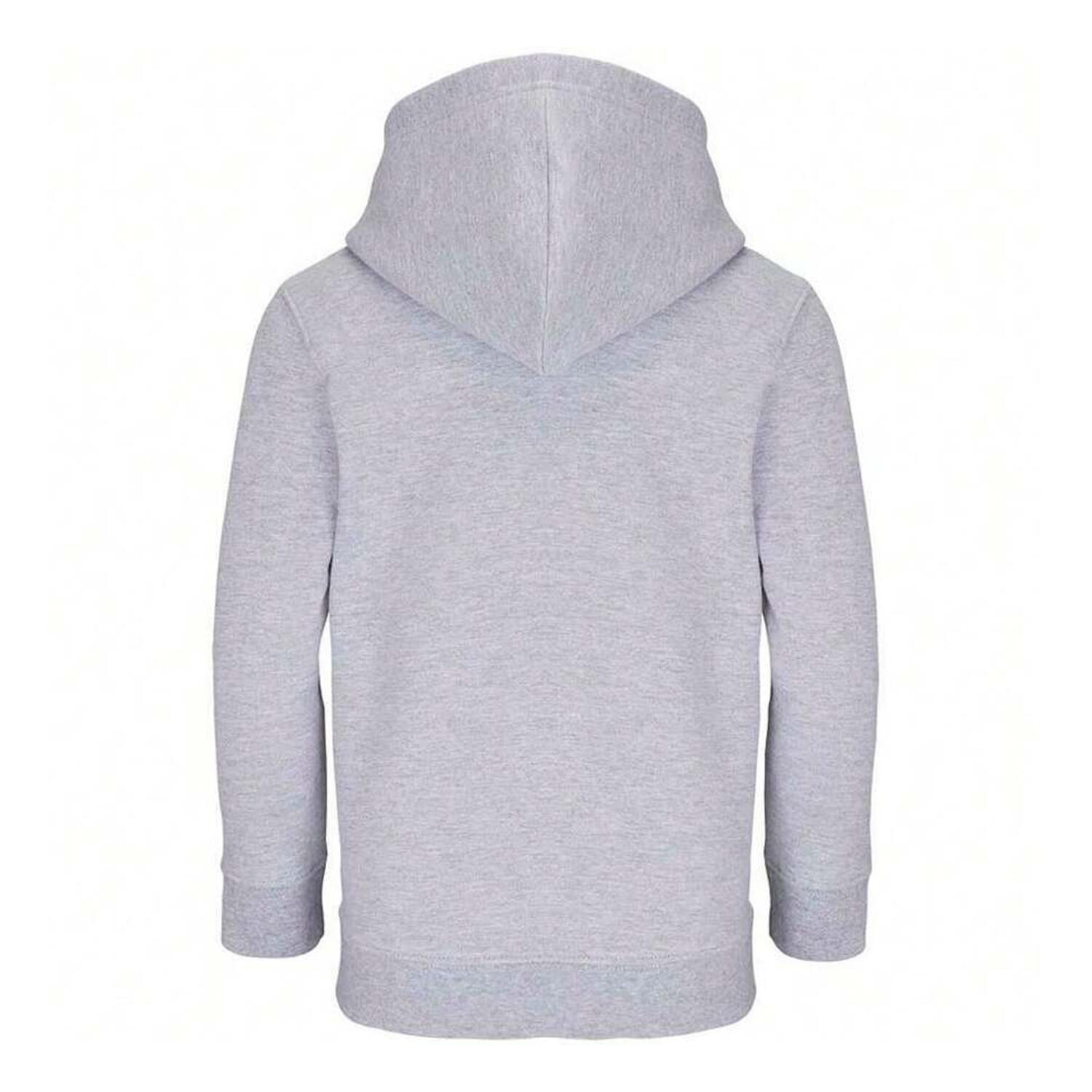 Felpa Con Cappuccio Bambini SOLS Condor Grigio Melange 2/4