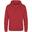 Sweat À Capuche JUST HOODS GRADUATE Homme (Rouge Feu)