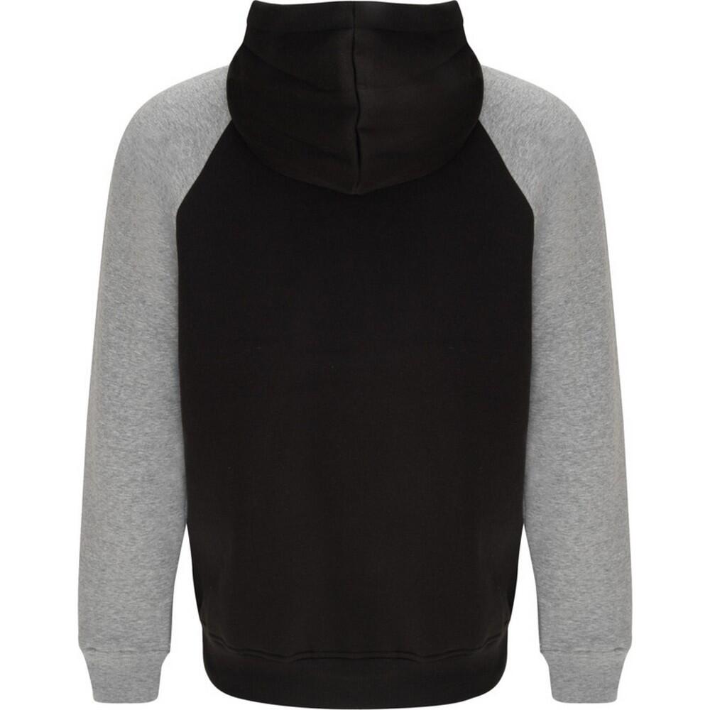 Sweat À Capuche BADET Adulte (Noir / Gris Chiné) 2/4
