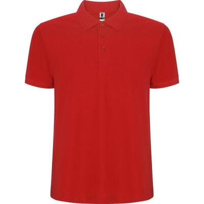 Heren pegaso premium effen polo shirt (turquoise)