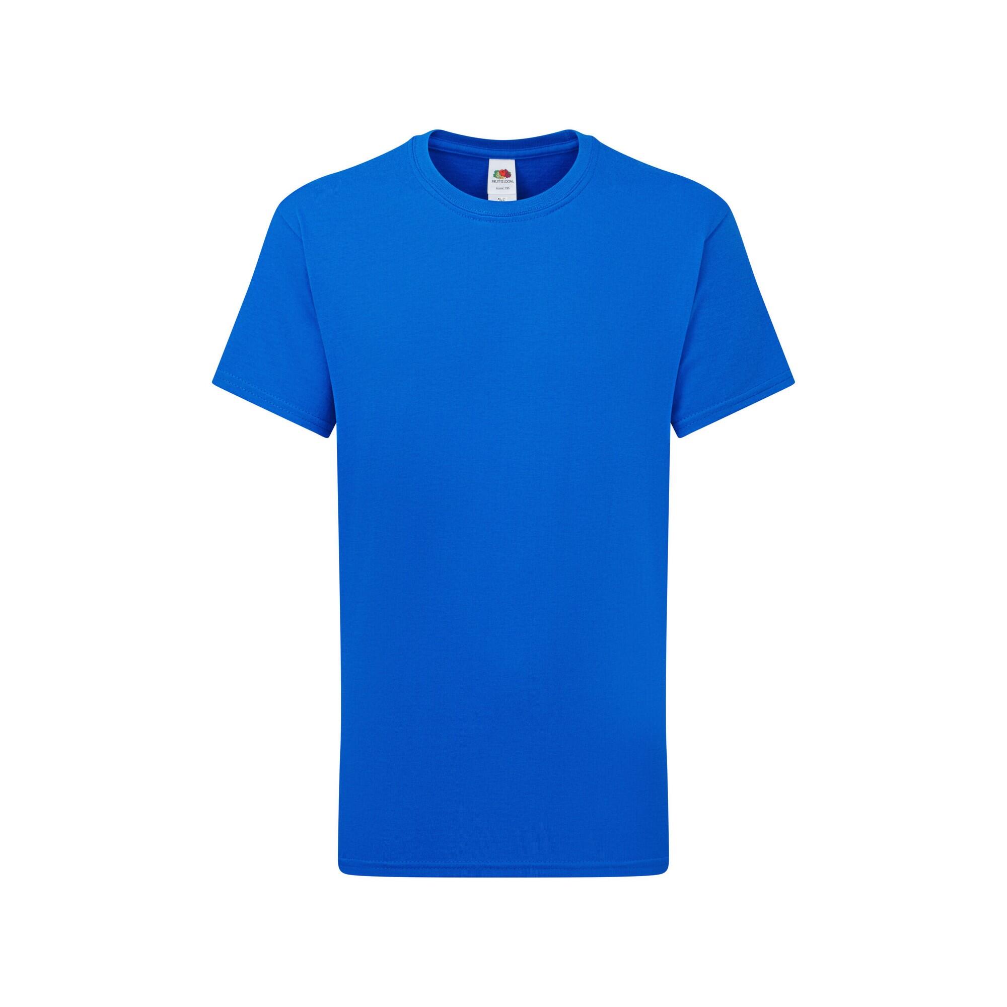 T-Shirt Iconic 195 para crianças/jovens Azul Real