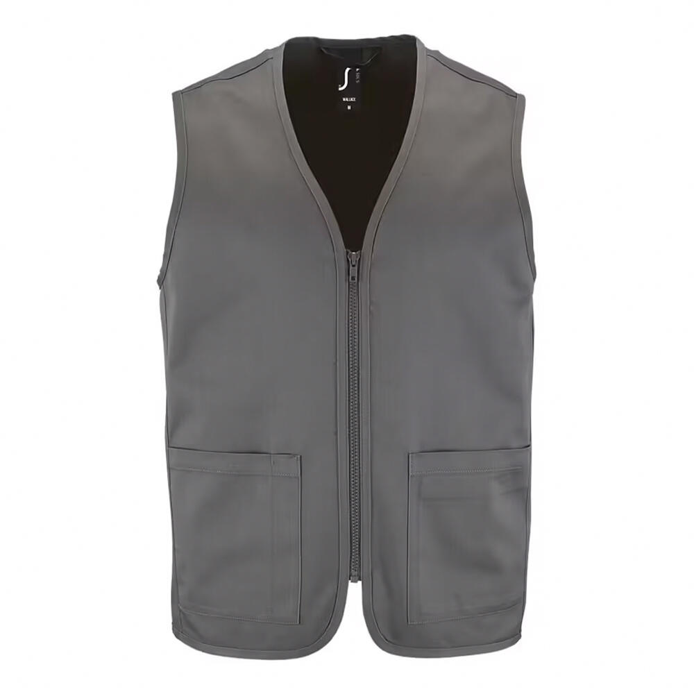 Sol's - Veste Sans Manches Wallace Adulte (gris Charbon) - Sweat-shirt - Gris|marron - 40 M - Decathlon