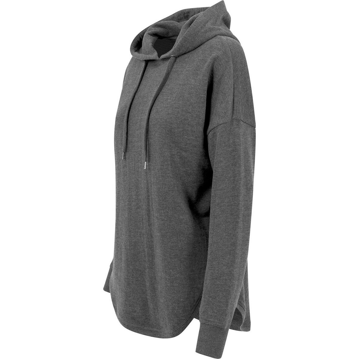 Vrouwen/dames Oversized Hoodie (Houtskool Heide) 3/4