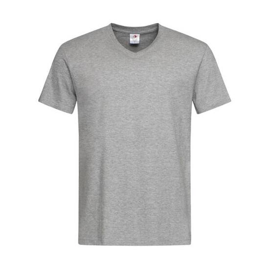 Camiseta Classic para Hombre Gris Jaspeado