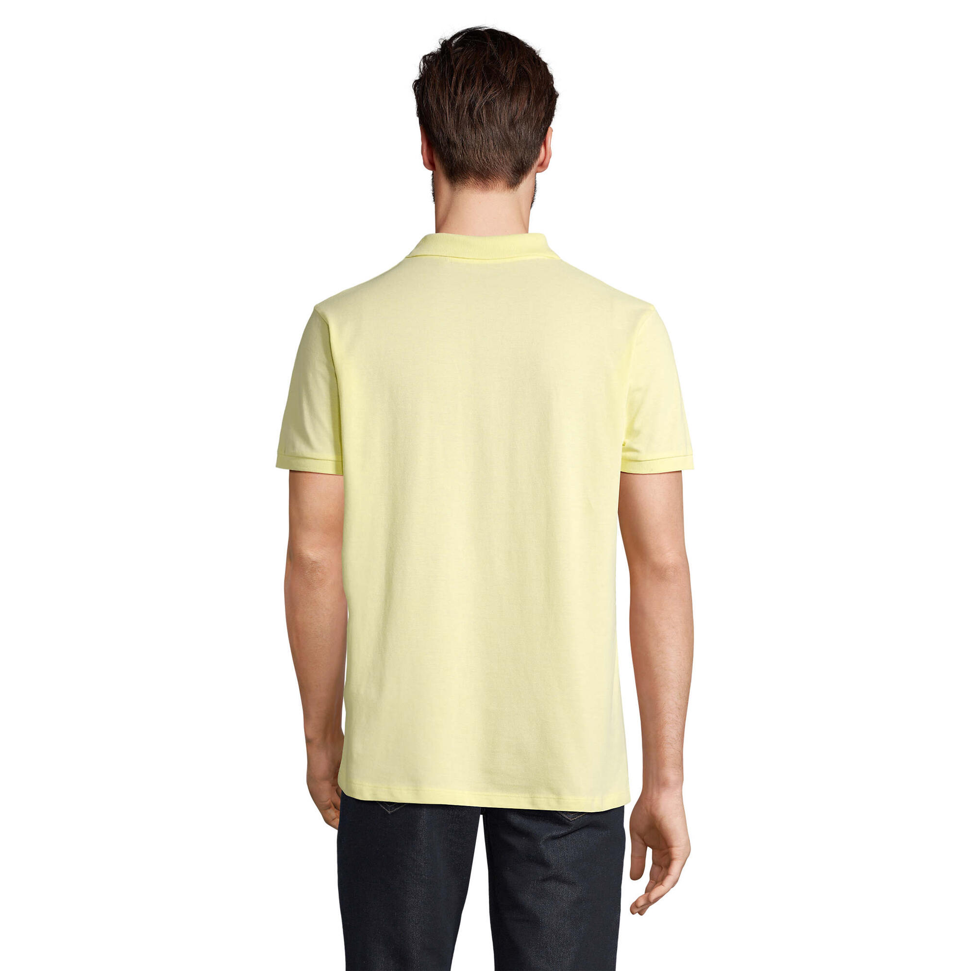 Polo PLANET Homme (Jaune Clair) 2/4