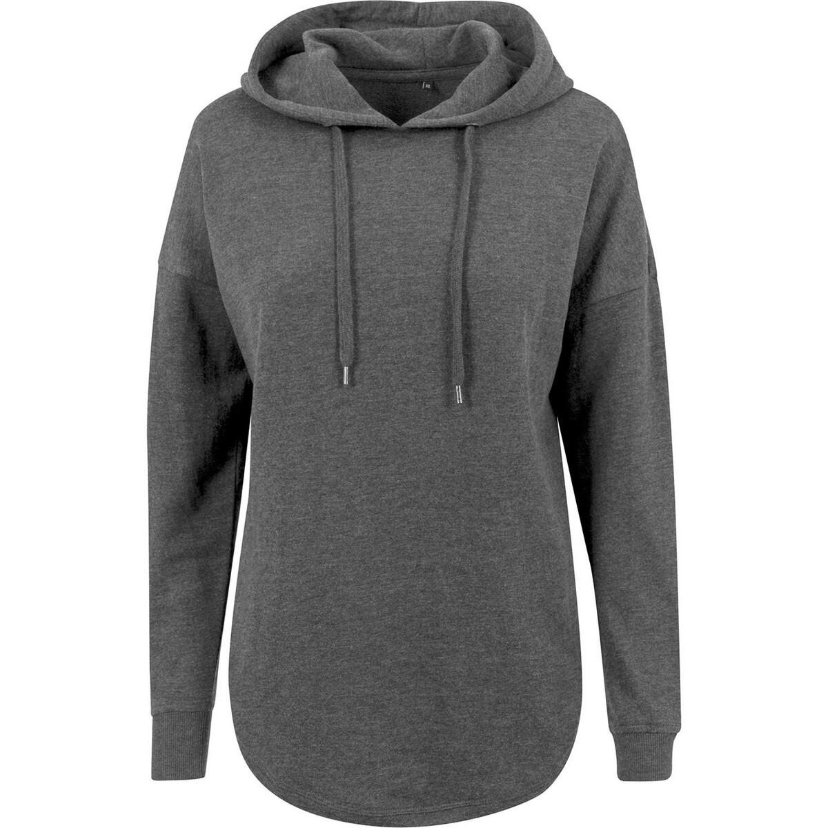 BUILD YOUR BRAND Vrouwen/dames Oversized Hoodie (Houtskool Heide)
