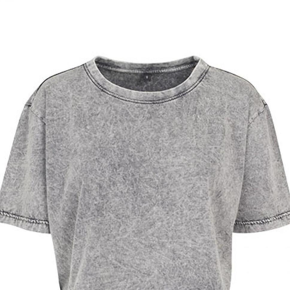 Koszulka Damska Acid Wash Crop T-shirt