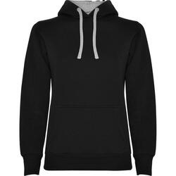 Sweat À Capuche URBAN Femme (Rose Clair / Gris Chiné)