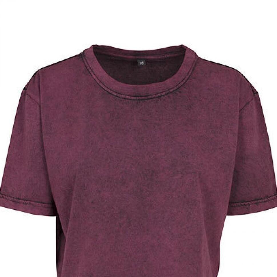 Koszulka Damska Acid Wash Crop T-shirt