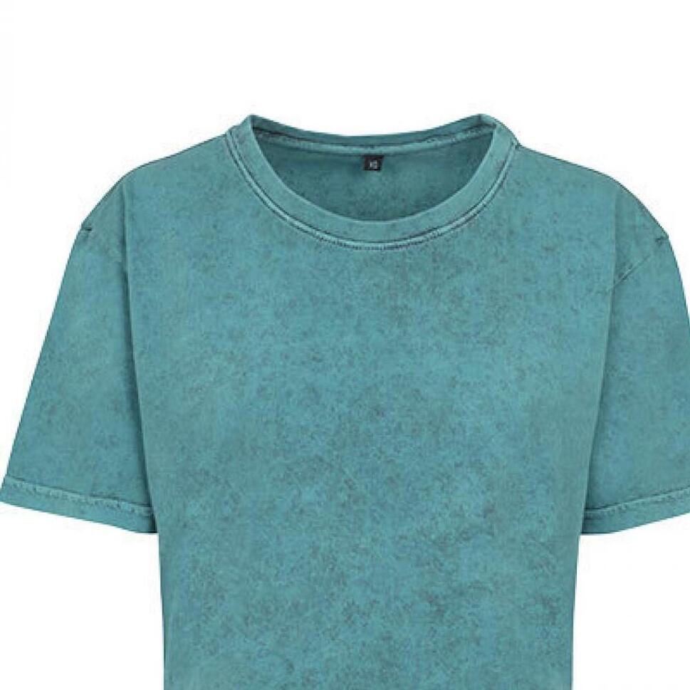 Koszulka Damska Acid Wash Crop T-shirt