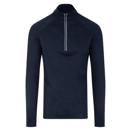 Heren CoolFlex Half Zip Top (Zilvergrijs)