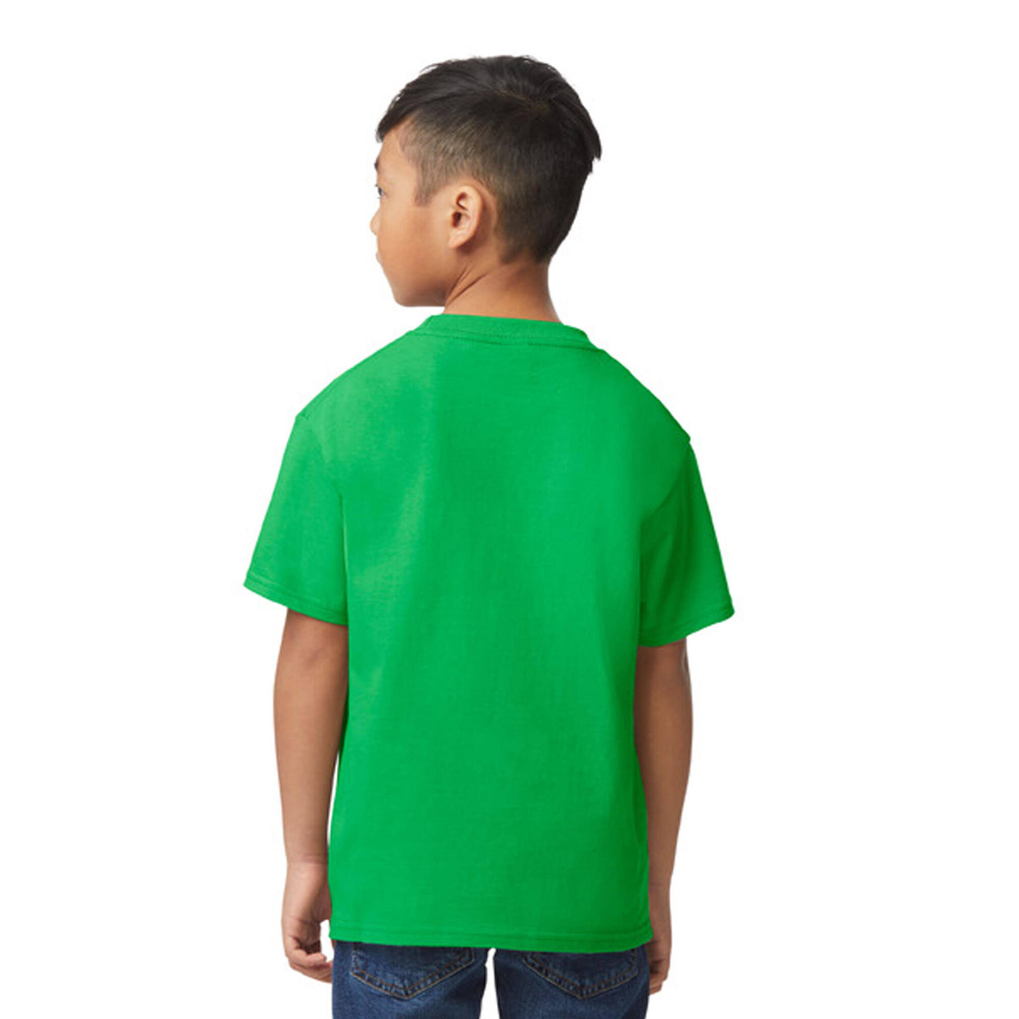 Camiseta Softstyle de Medio para Niños/Niñas Verde Irlandés 2/3