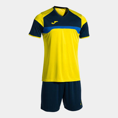 Joma danubio iii sportset geel/blauw - ademend & duurzaam