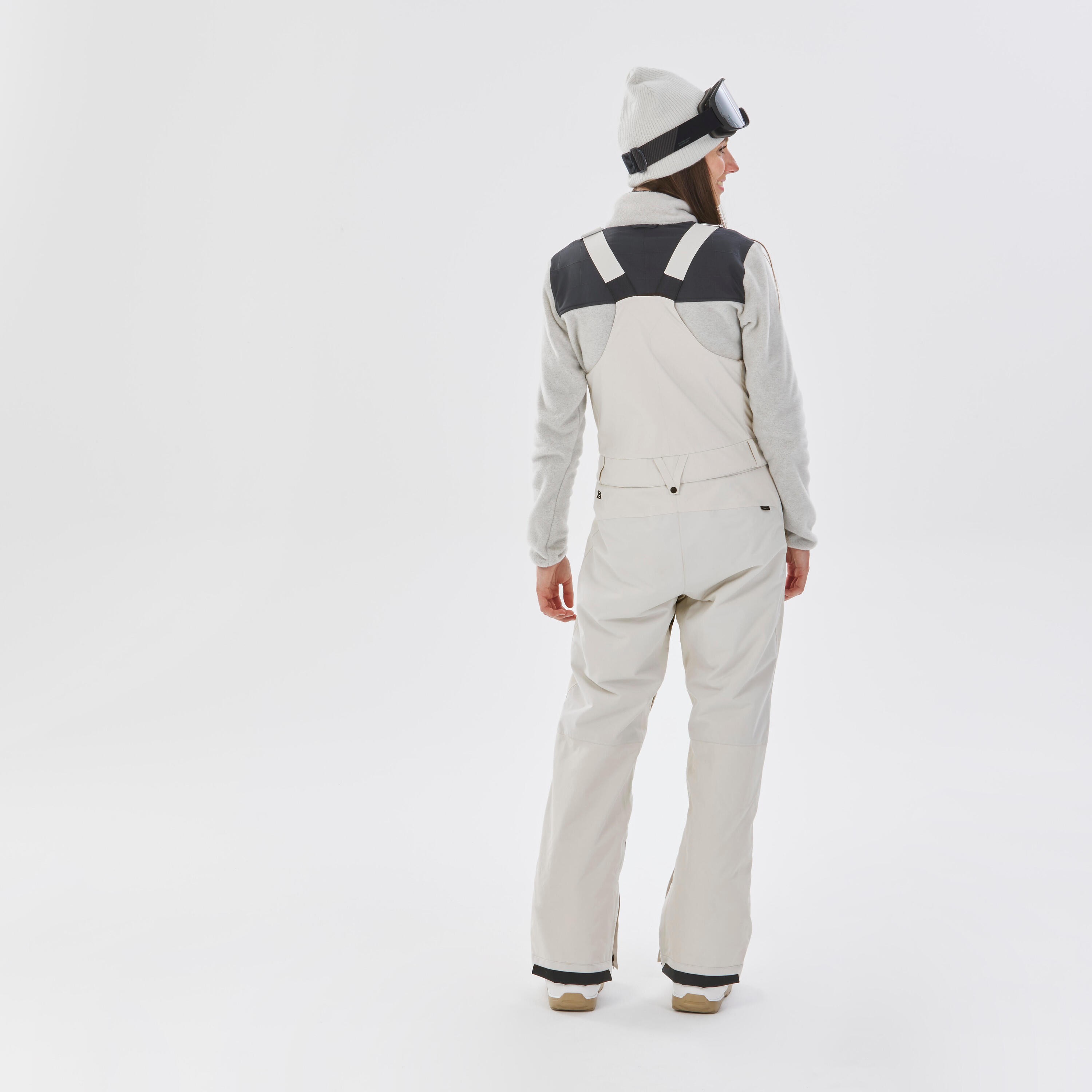 Second Life - Spodnie snowboardowe ogrodniczki damskie... - Stan Dobry 3/5
