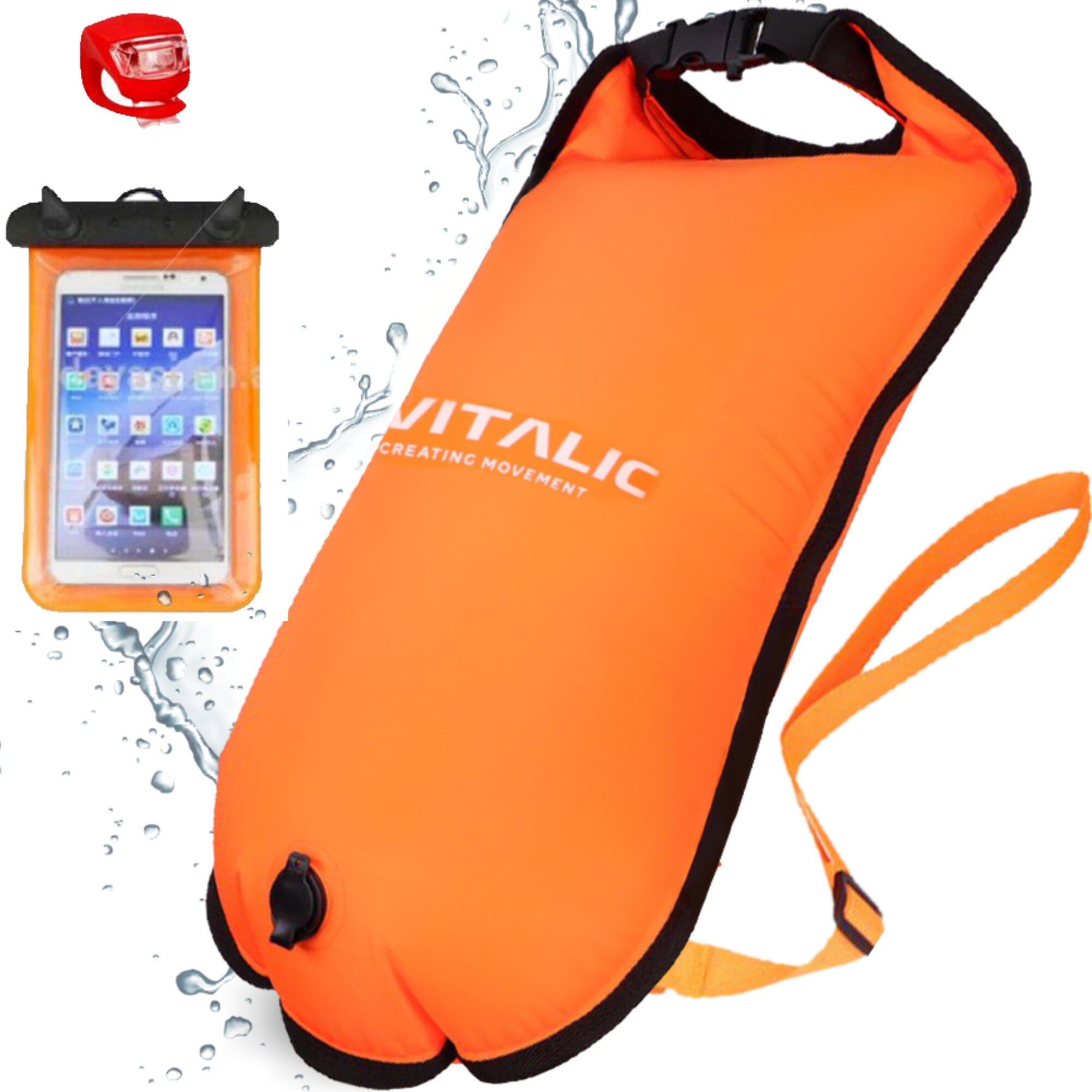 VITALIC Vitalic Safe swimmer Zwemboei voor Openwater zwemmen - Triathlon boei