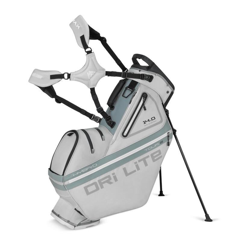 Dri Lite Hybrid Tour 2 - Sac de golf résistant à l'eau - Sac trépied - Argent