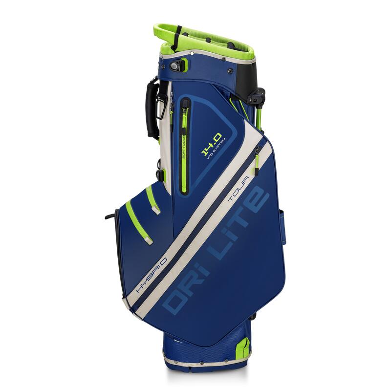 Dri Lite Hybrid Tour 2 - Sac de golf résistant à l'eau - Sac trépied - Navy Lime