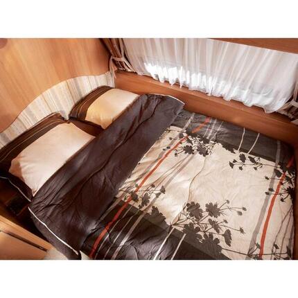 Lit tout fait - Polydon marron 160 x 210 cm