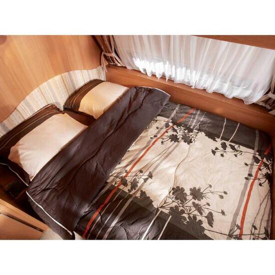 Lit tout fait - Polydon marron 160 x 210 cm