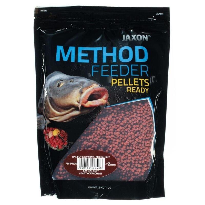 Pellet Jaxon Method Feeder Ready Halibut Czerwony 2mm 500g