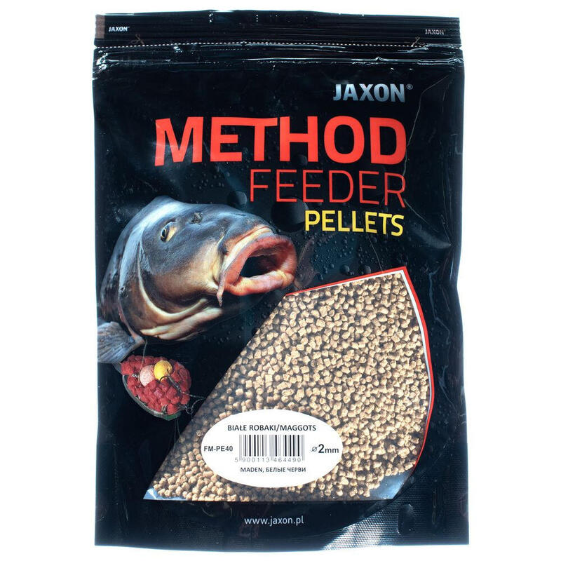Pellet Jaxon Method Feeder Białe Robaki 2mm 500g