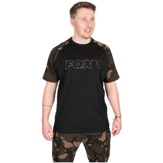 Fox Black / Camo Outline T - smalll
