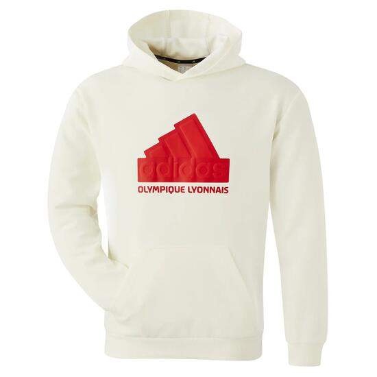 Sweat à capuche FI BOS Blanc Cassé Homme