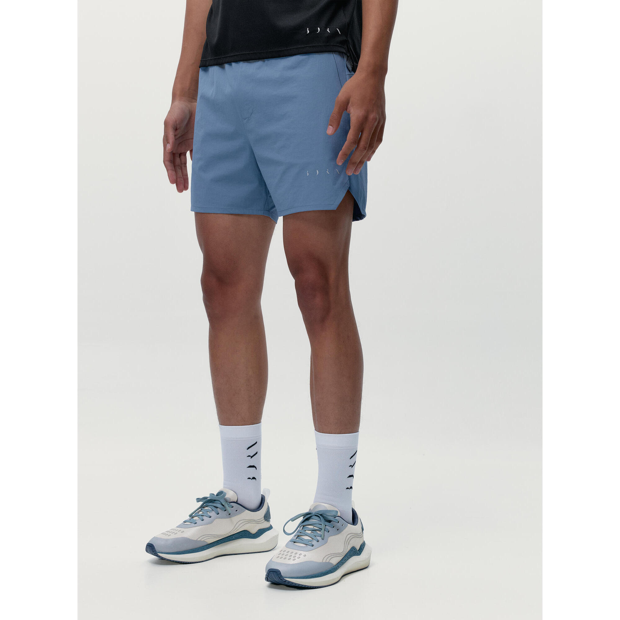 Born Living Yoga - Short De Sport Pour Homme Malaui Born Living Yoga - Short - Bleu|gris|mauve - Decathlon