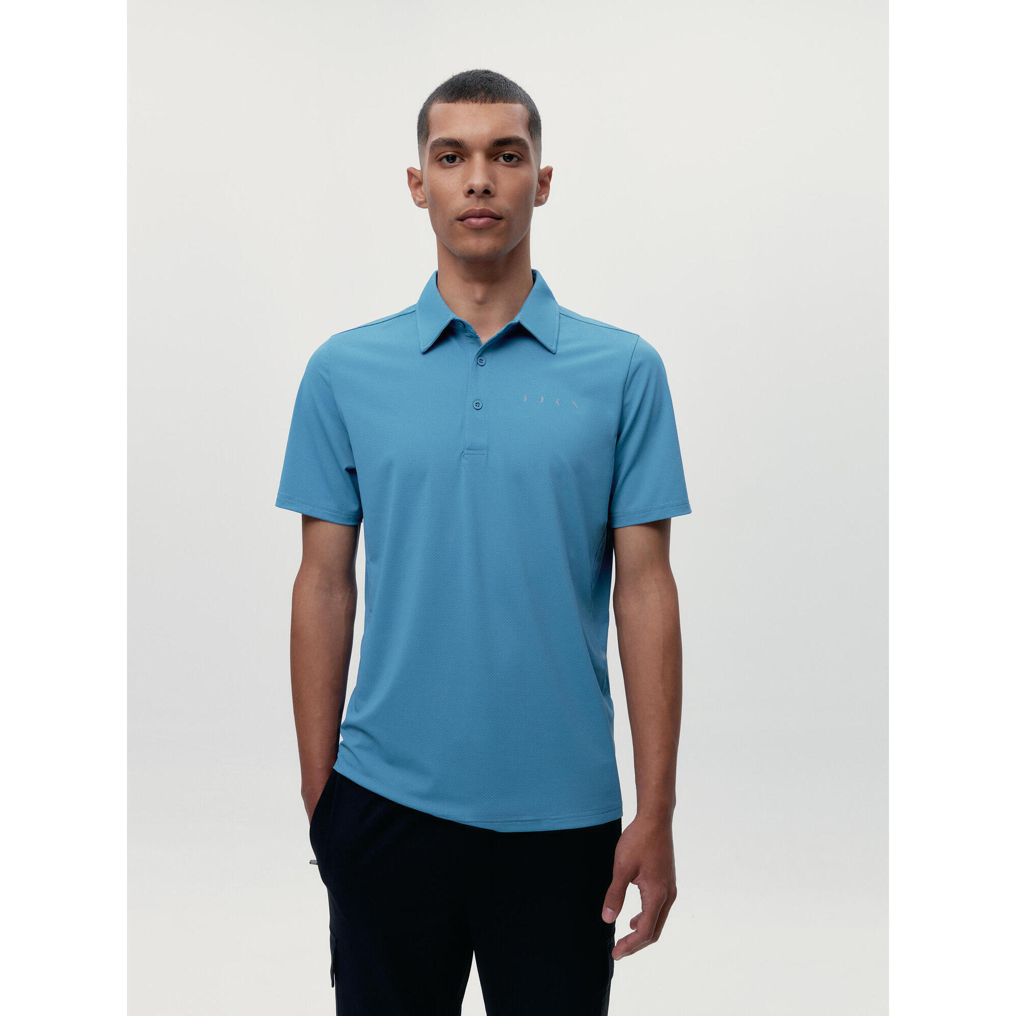 Born Living Yoga - Sidney Born Living Yoga T-shirt De Sport Pour Hommes - T-shirt Manches Courtes - Bleu|gris|vert - 42 M/l - Decathlon