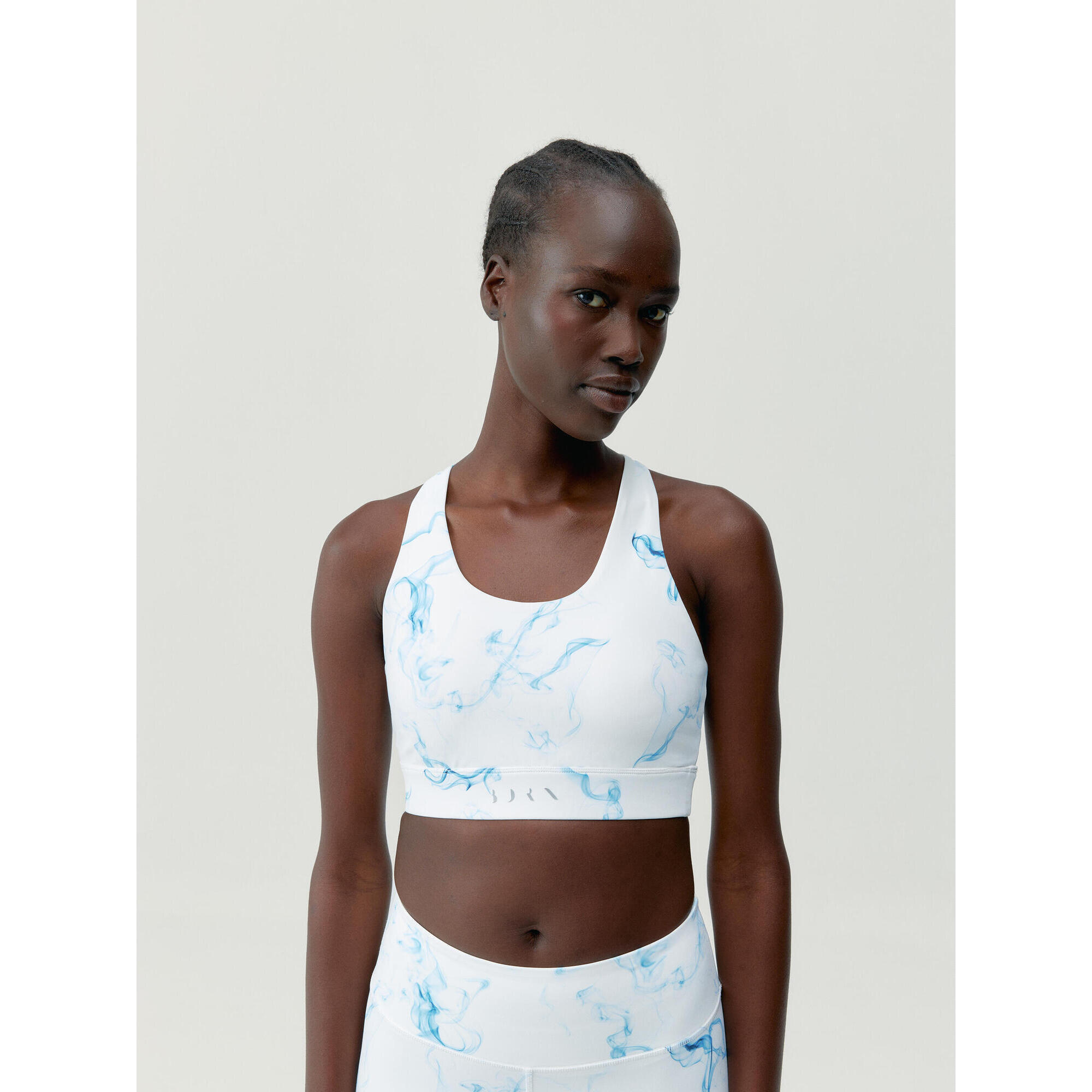 Born Living Yoga - Top De Sport Femme Helio Born Living Yoga - Brassière - Bleu|gris|vert - 48 Xl - Decathlon