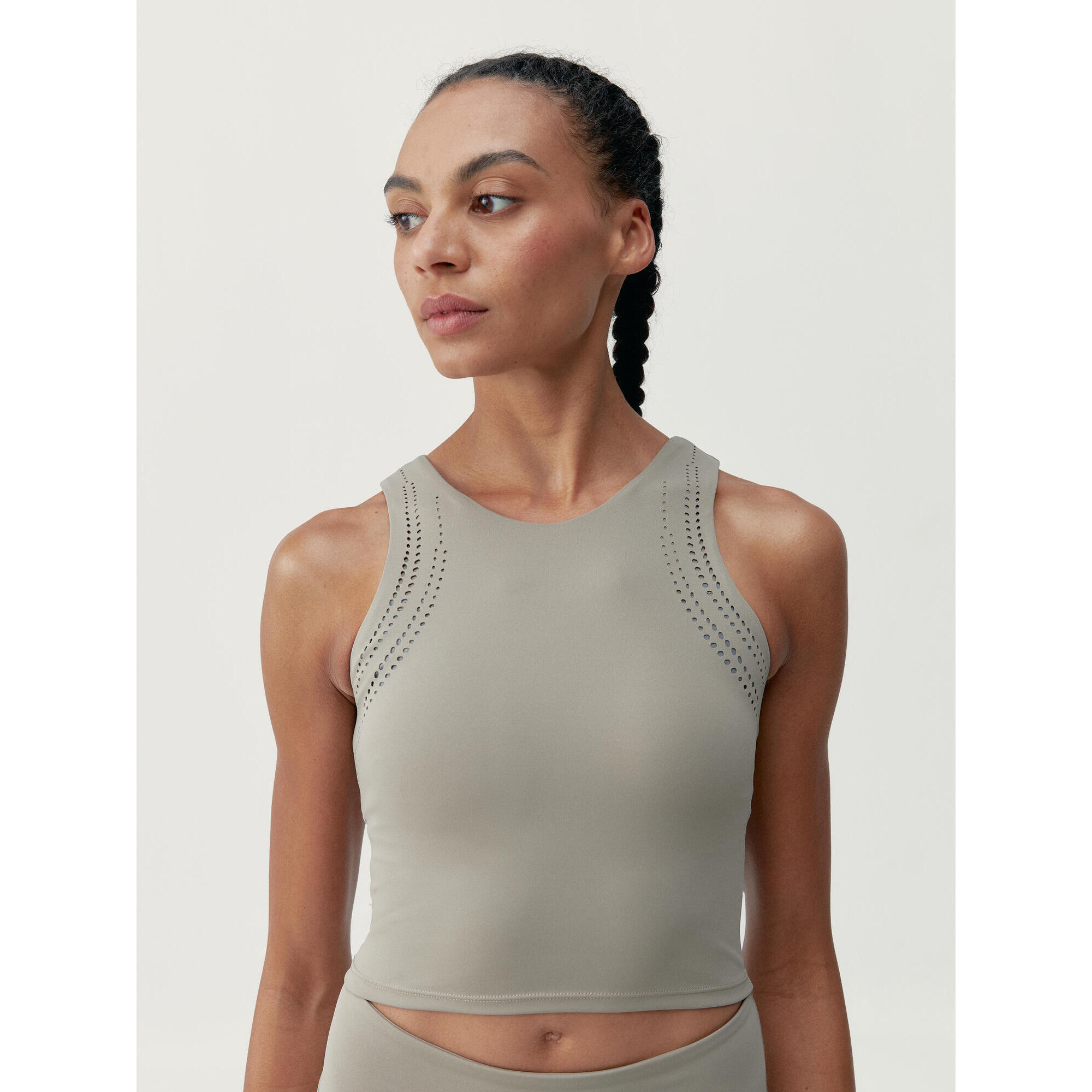 Born Living Yoga - Top De Sport Femme Zenda Born Living Yoga - Brassière - Gris|vert - S - Decathlon