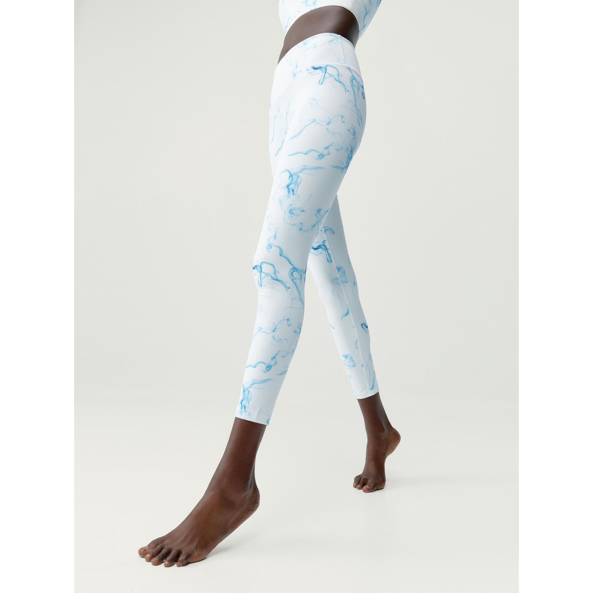 Born Living Yoga - Legging De Sport Femme Helio Born Living Yoga - Legging - Bleu|gris|vert - 42 M/l - Decathlon