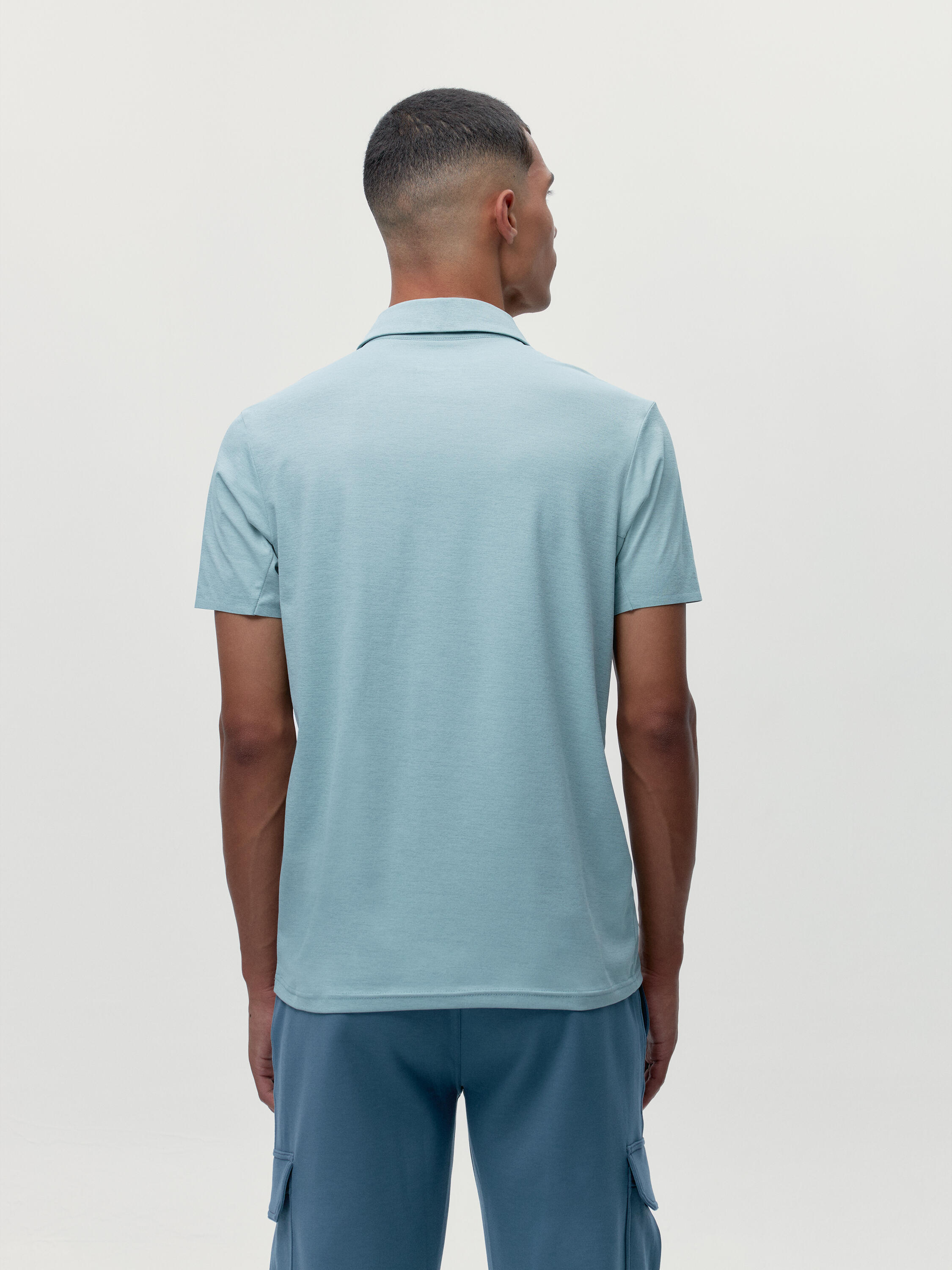 Polo sportiva da uomo Kariba Born Living Yoga 2/6