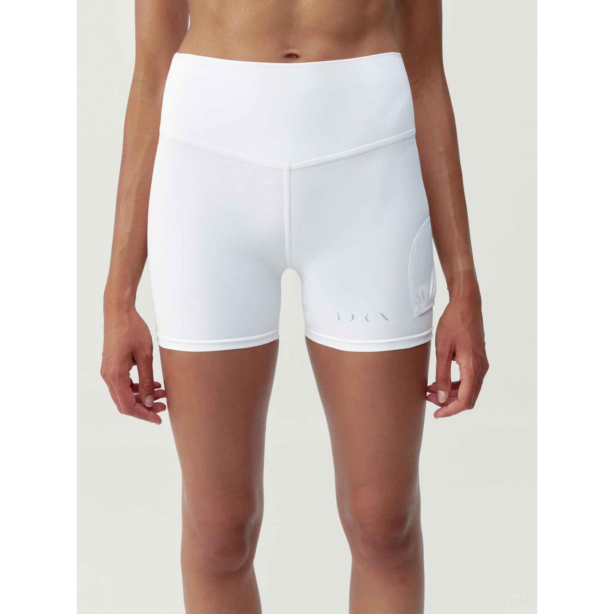 Born Living Yoga - Short De Yoga Rétro Born Living Pour Femmes - Short - Blanc - 42 M/l - Decathlon
