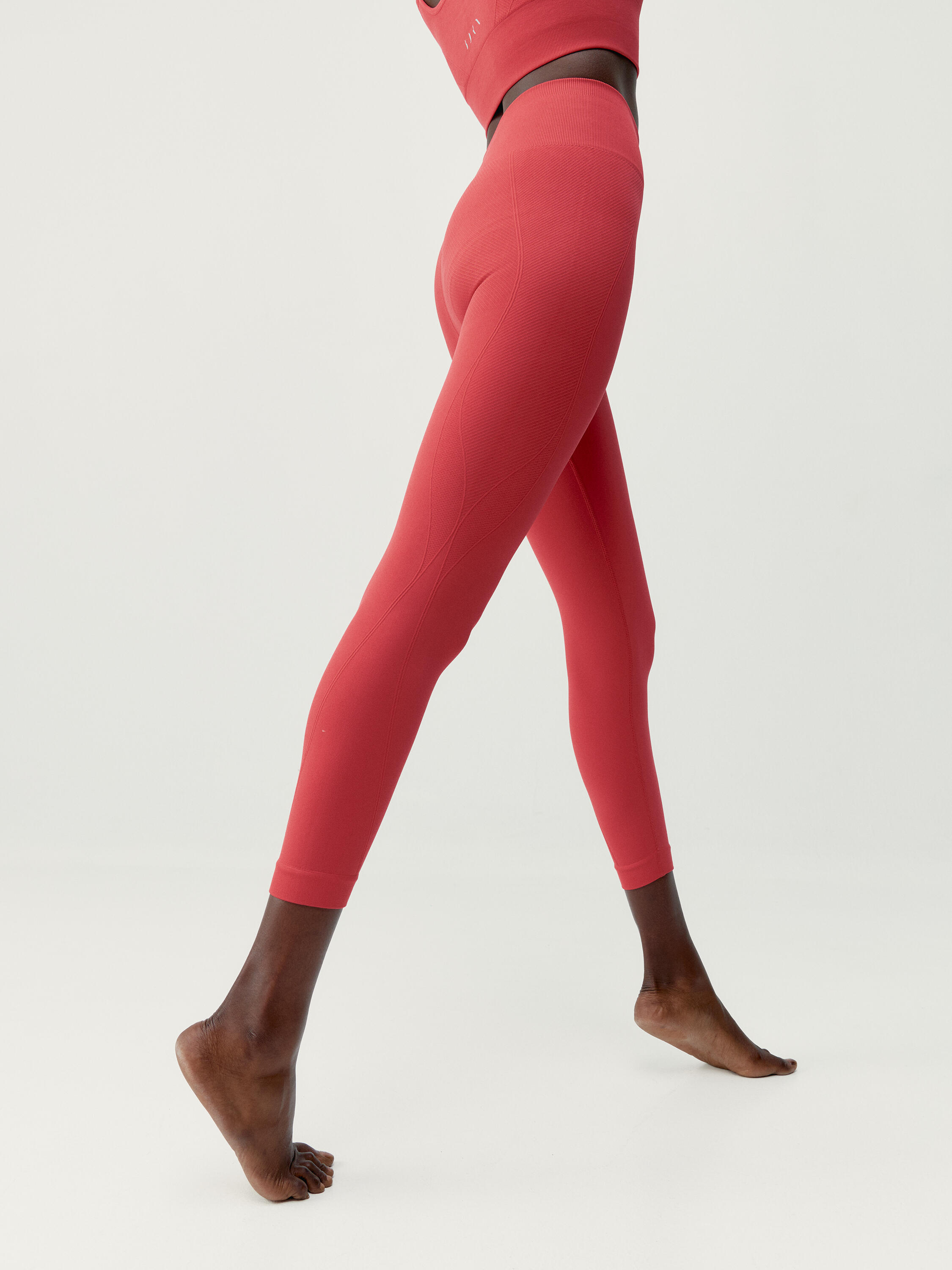 Damen-Sportleggings Blume Seamless Capri 2/6