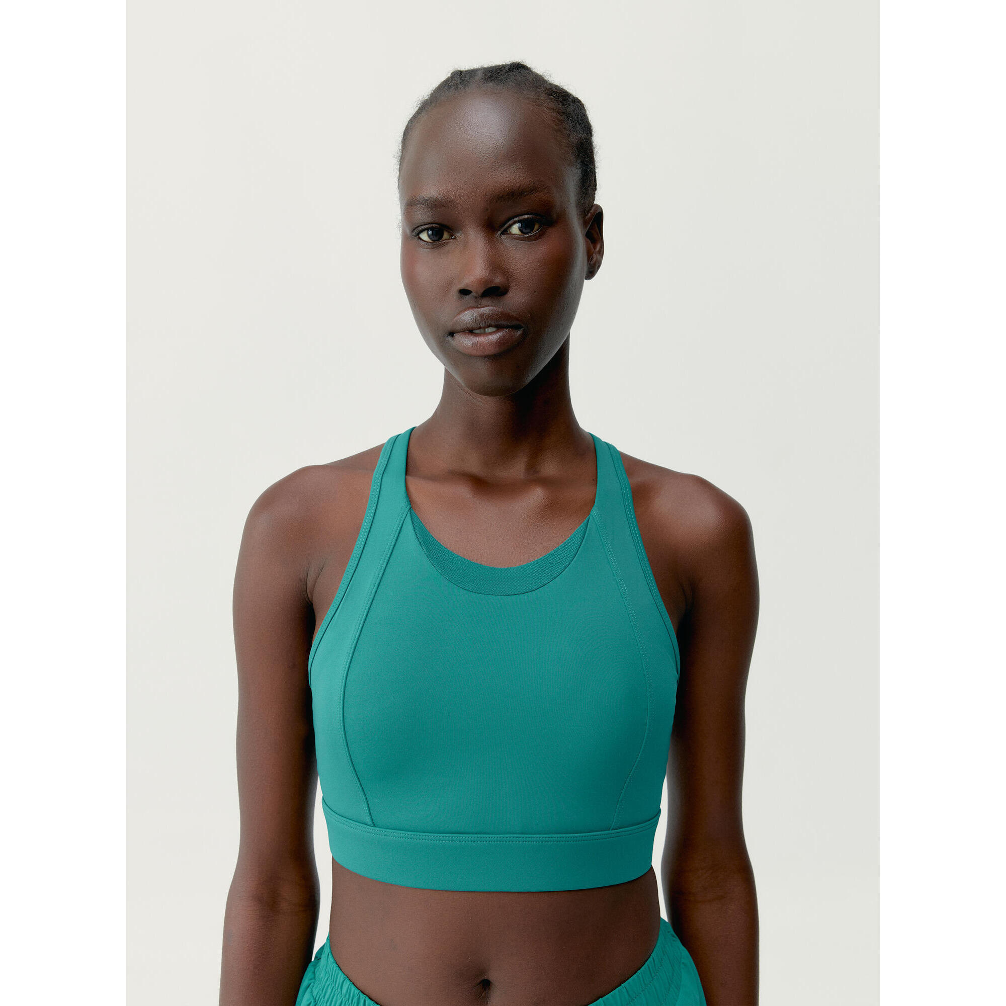 Born Living Yoga - Top De Sport Femme Bikila Born Living Yoga - Brassière - Bleu|gris|vert - 40 M - Decathlon