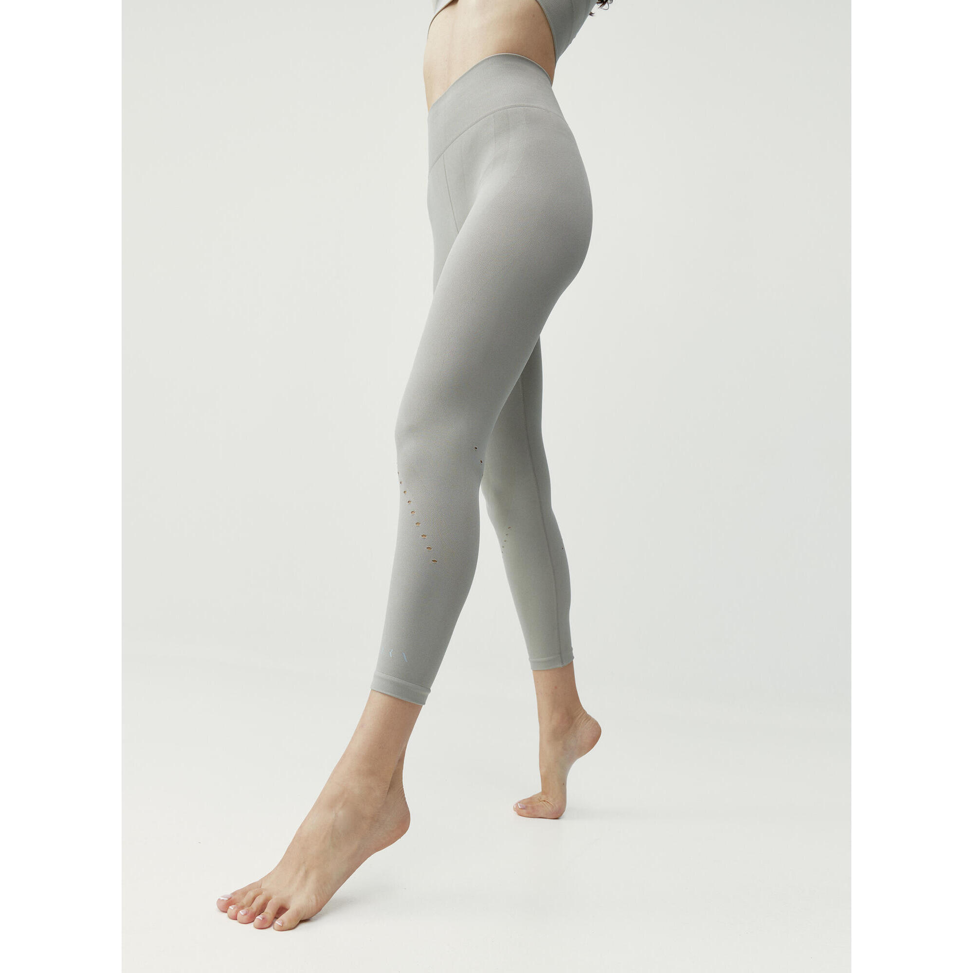 Born Living Yoga - Legging De Sport Femme Alana Born Living Yoga - Legging - Gris|vert - 42 M/l - Decathlon