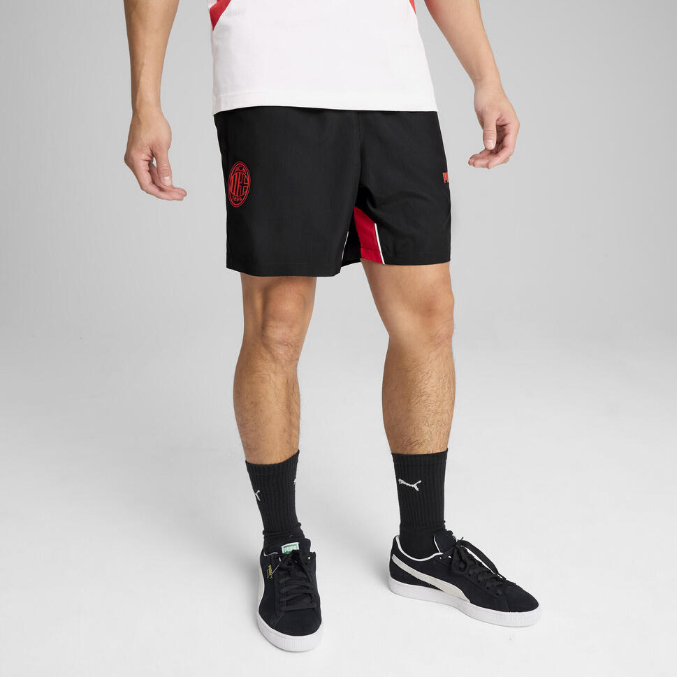 Męskie szorty AC Milan ftblARCHIVE PUMA Black For All Time Red